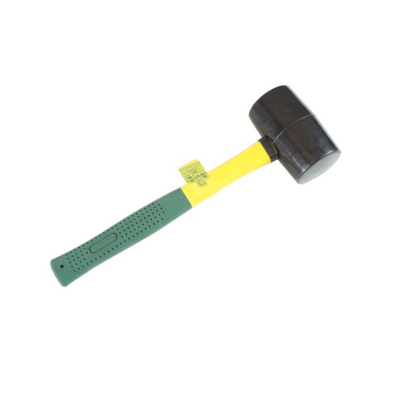 Maillet en caoutchouc avec manche en poly 450g