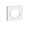 Plaque de finition Odace Touch Blanc avec liseré