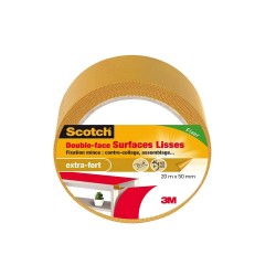 Adhésif double face surface lisse 20mx50mm scotch