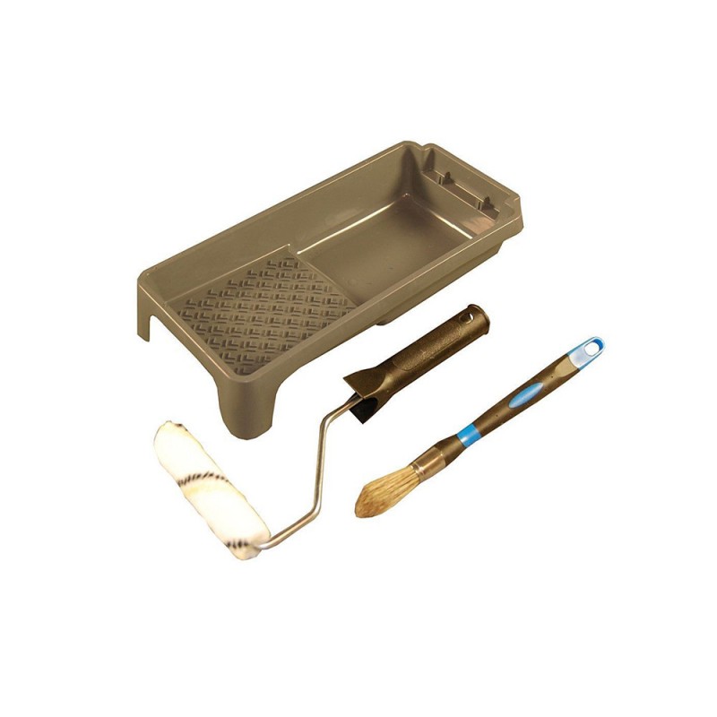 Kit spécial fer bac+rouleau+pinceau peinture acrylique -  - meilleure qualité
