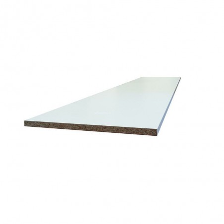 Tablette mélaminée blanc 2000x400x16mm