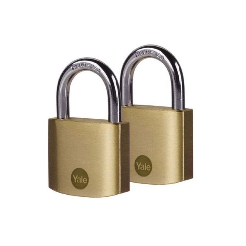 Cadenas x2 40 laiton A-A cémenté sentrouvrant YALE