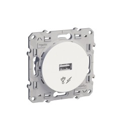 Chargeur prise USB 5 VDC odace blanc ODACE