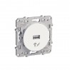 Chargeur prise USB 5 VDC odace blanc ODACE