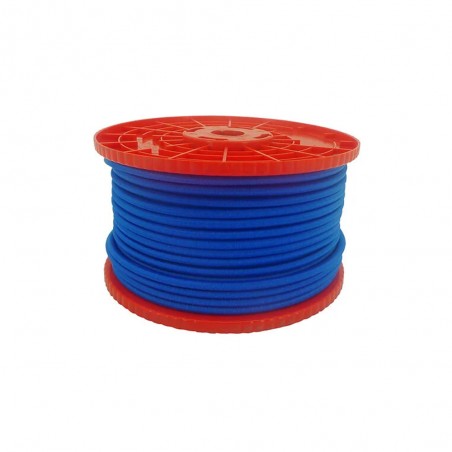 Sandow D6 latex multibrins gainé poly tressé bleubobin