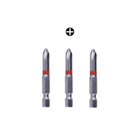 Embouts x3 PH2 bague L50mm