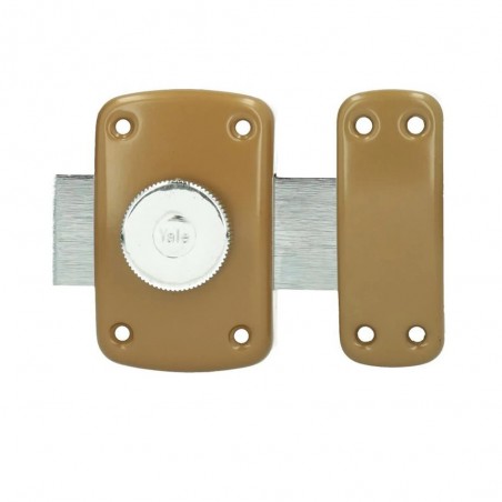 Verrou Bt-Cyl 45mm D23 marron Yale