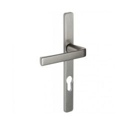 Poignée de porte KAZA 24mm clé Cylindre anodinox