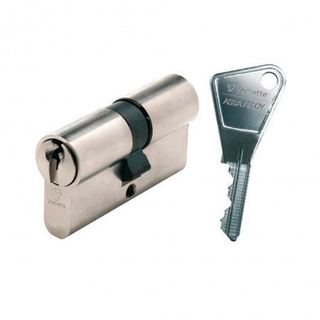 Cylindre profilé nickelé 30x30 mm