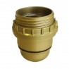 DouilleE27 ISOLEE 1-2 FILETEE + BAGUE D48MM OR uv4