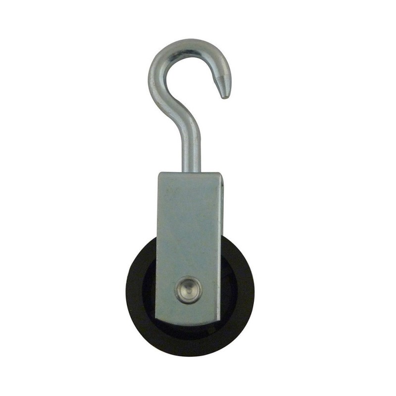 Poulie D50 hissage crochet A-galva galet polyamidebox5