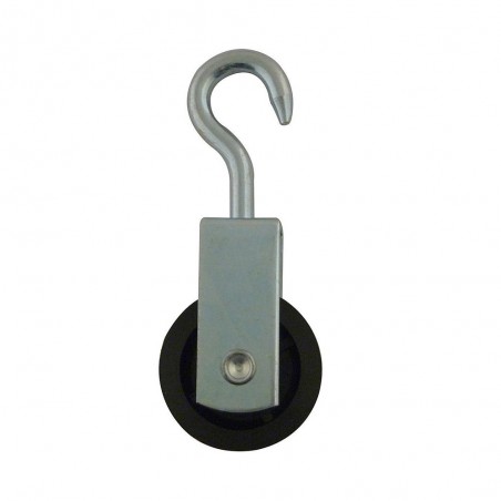 Poulie D50 hissage crochet A-galva galet polyamidebox5