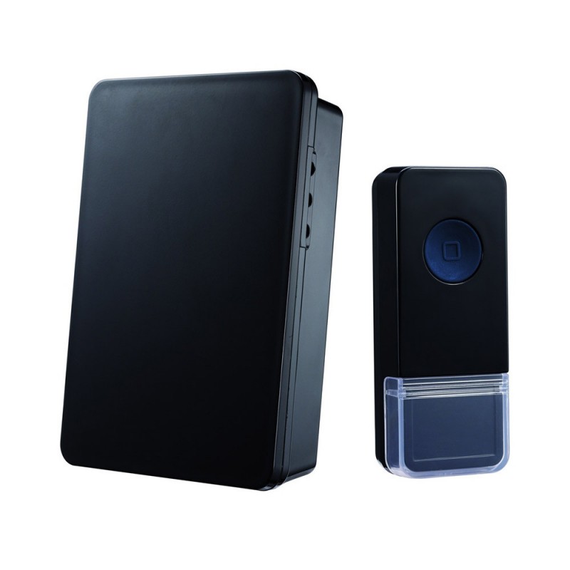 Carillon sans fil 200m gris-blanc