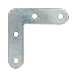 Equerre plate 60mm acier zingué