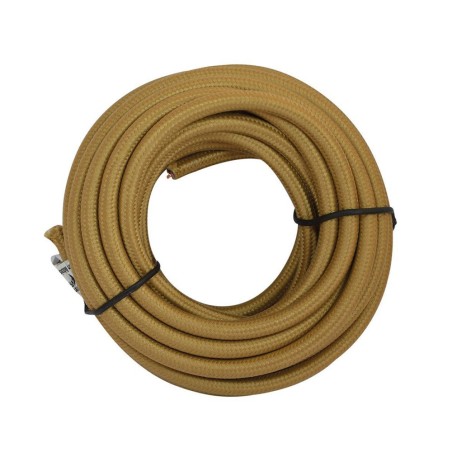 Câble tissu 2x0.75mm² 4M marron clair uv3