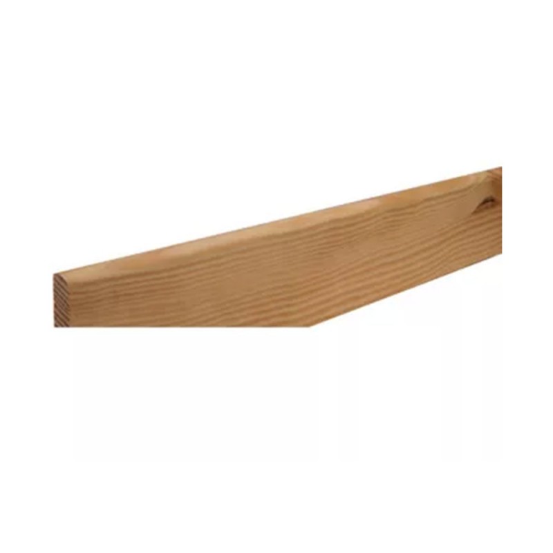 Plinthe arrond 9.3x67.5x2000 pin rustique P:10lgs