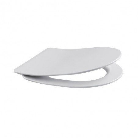 Abattant WC Amiral blancextra plat thermodur S-Close Box1-4