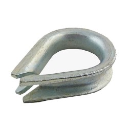 Cosse coeur 8 acier zingué x2box5