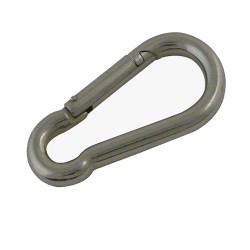 Mousqueton D4 L40 pompier acier zingué x2 box5