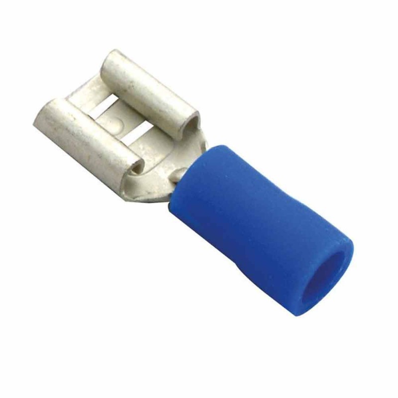 Cosses x10 ISO 25MM² clips femelle 63MM blanc uv10