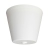 Pavillon plast coneD89MM H70MM Blanc uv3