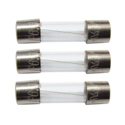 Fusibles x3 verre 6.3A 5x20mm uv5