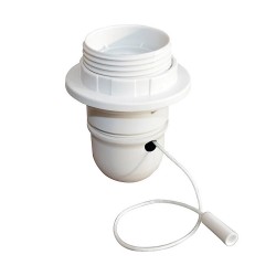 Douillee27 1-2 filetee + tiretteetbague D48MM blanc uv4