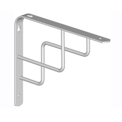 Console Roxy 230x180 acier blanc