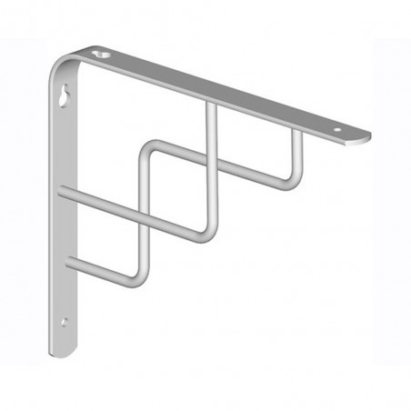 Console Roxy 230x180 acier blanc