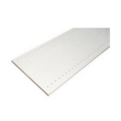 Tablette Panneau mélaminé prepercée 18x2500x500mm blanc