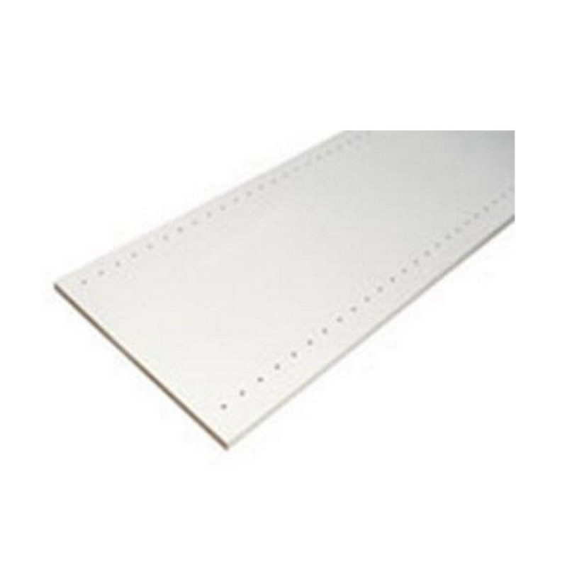 Tablette Panneau mélaminé prepercée 18x2500x500mm blanc