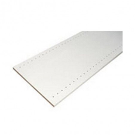 Tablette Panneau mélaminé prepercée 18x2500x500mm blanc
