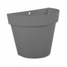 Pot de fleur mural D.25cm gris galet uc6 -  - meilleure qualité