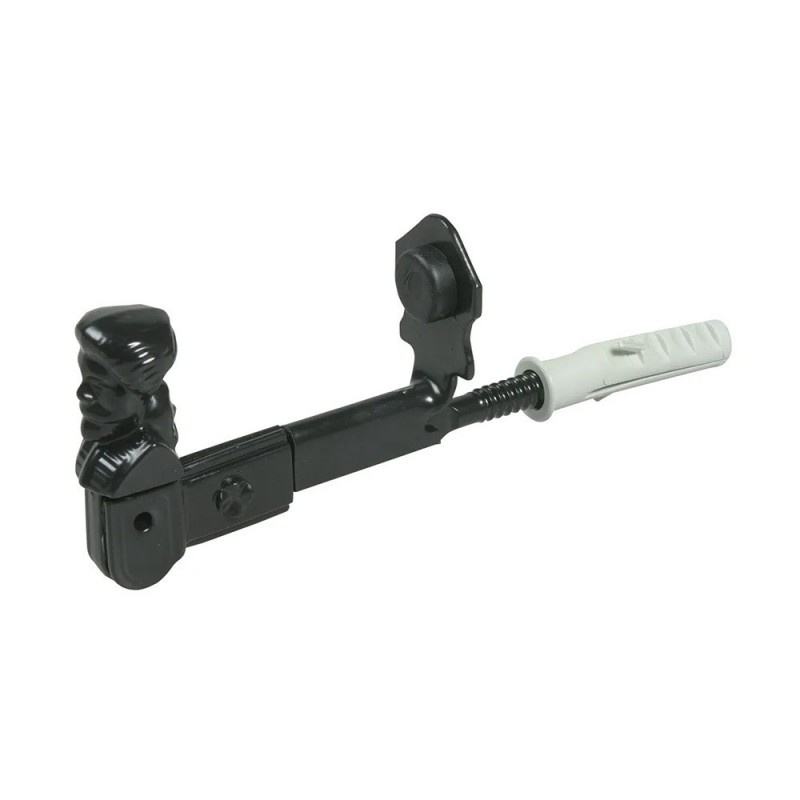 Arret tête de bergere à visser stop noir