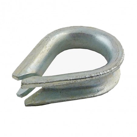 Cosse coeur 10 acier zingué x2box5