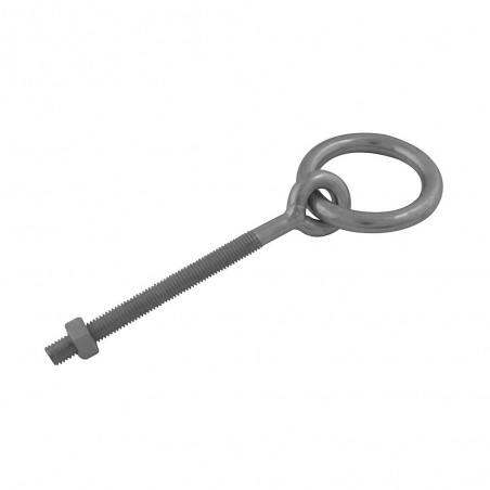 Anneau décurie tige 120 à ecrou acier zingué box5
