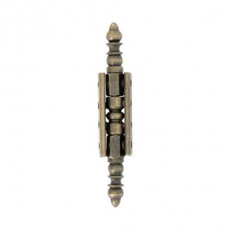 Charnière univ de style 70x119 acier bronzé x2