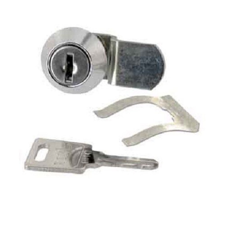 Serrure boîte aux lettres D17mm acier zingué