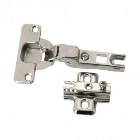 Charnière D35 à ressort x2 porte 1-2 recouvrement