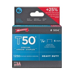 Agrafes Arrow T50 6mmx1250