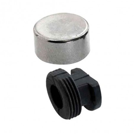 Pattes à glace D20 laiton chromé x4