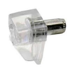 Taquet D4 plastique transparent x8