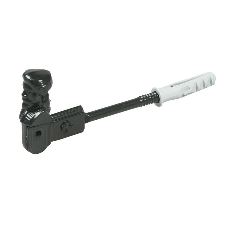 Arrêt tête de bergère à visser noir