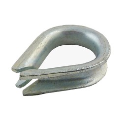 Cosse coeur 4 acier zingué x4box5