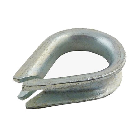 Cosse coeur 4 acier zingué x4box5