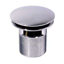 Bonde Quick Clac 75mm avec T-P laiton chromé Premium