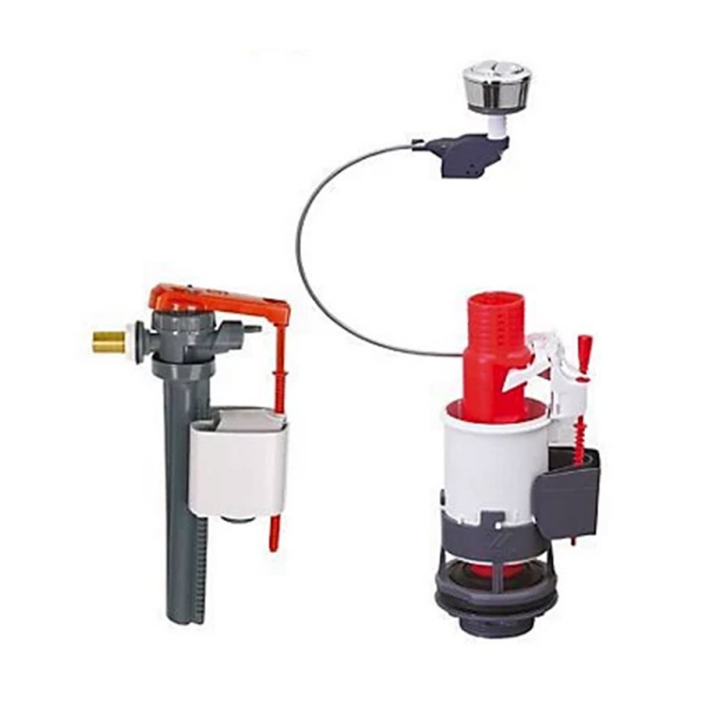 Mecanisme de chasse WC MW2 + robinet jollyfill