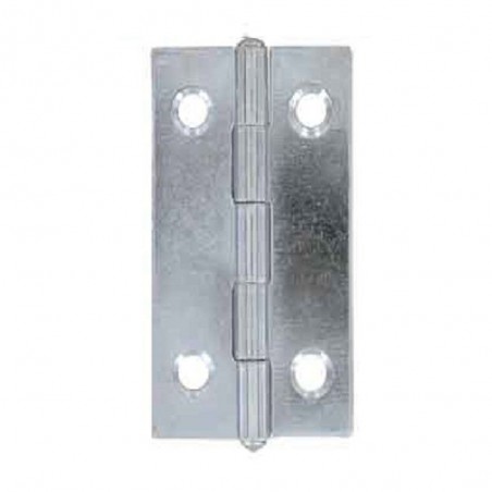 Charnières x4 50x30mm acier zingué