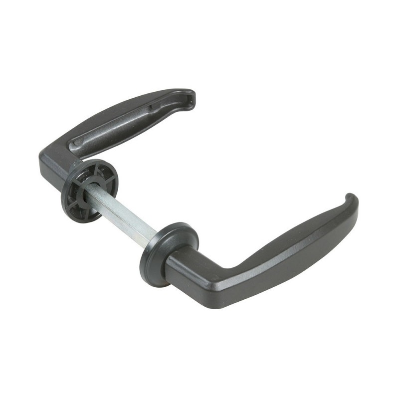 Poignée porte metallique carré 8