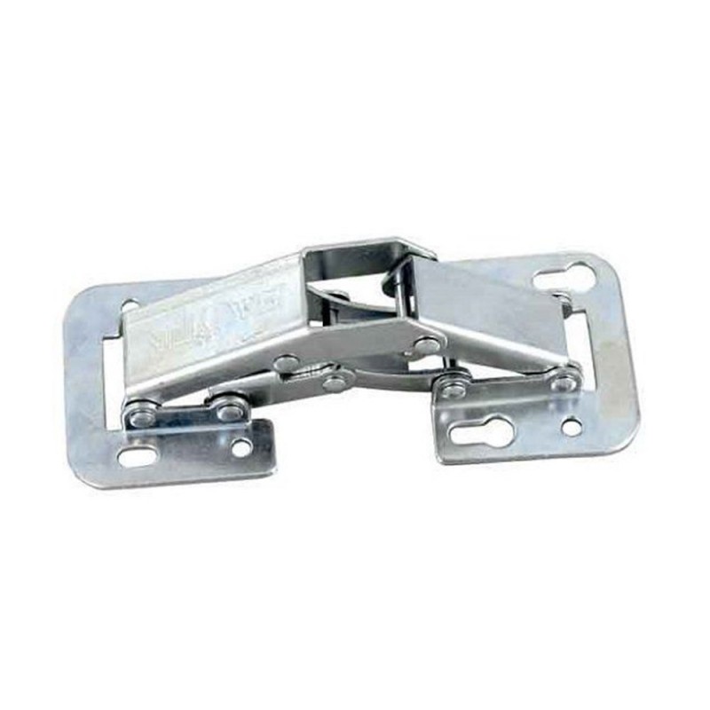 Charnière 70 en applique à ressort x2 acier zingué
